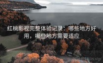 红桃影视完整体验记录：哪些地方好用，哪些地方需要适应