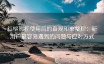 红桃影视使用后的直观印象整理：新用户最容易遇到的问题与应对方式