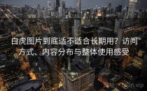 白虎图片到底适不适合长期用？访问方式、内容分布与整体使用感受