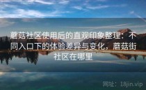 蘑菇社区使用后的直观印象整理：不同入口下的体验差异与变化，蘑菇街社区在哪里
