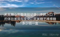 天美糖心完整体验记录：不同入口下的体验差异与变化，天美糖艺棒棒糖多少钱一盒