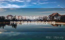 从用户角度聊聊白虎网站一区：从打开到使用顺手所经历的全过程