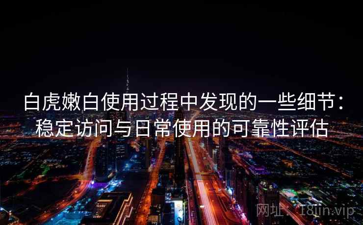 白虎嫩白使用过程中发现的一些细节：稳定访问与日常使用的可靠性评估  第2张