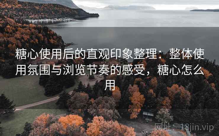 糖心使用后的直观印象整理：整体使用氛围与浏览节奏的感受，糖心怎么用  第1张