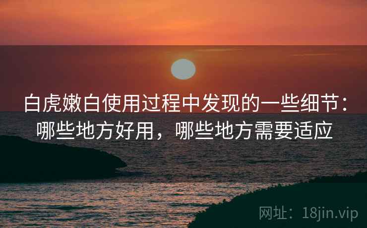 白虎嫩白使用过程中发现的一些细节：哪些地方好用，哪些地方需要适应  第1张