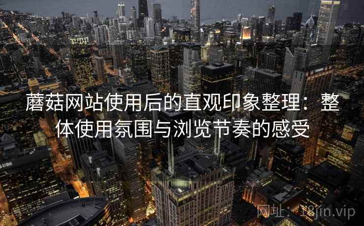 蘑菇网站使用后的直观印象整理:整体使用氛围与浏览节奏的感受 第1张 蘑菇网站使用后的直观印象整理:整体使用氛围与浏览节奏的感受 第1张