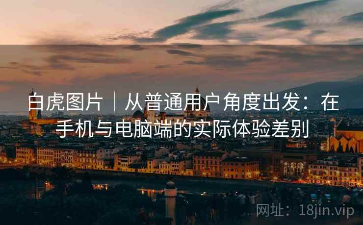 白虎图片|从普通用户角度出发:在手机与电脑端的实际体验差别 第2张 白虎图片|从普通用户角度出发:在手机与电脑端的实际体验差别 第2张